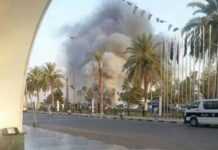 La Libye tente toujours d’éteindre l’incendie à Tripoli La Libye tente toujours d’éteindre l’incendie à Tripoli