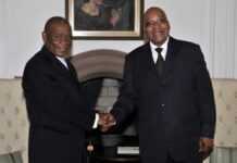 Jacob Zuma en visite au Lesotho, ce mardi