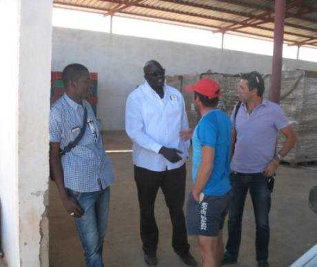 Moustapha Fall et ses collaborateurs espagnols