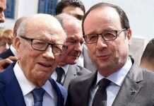 Tunisie : la coopération économique et militaire au cœur de la visite d’Essebsi en France