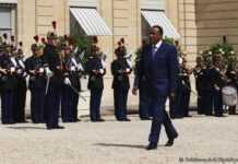 Honneurs républicains pour le Président Denis Sassou Nguesso à l'Elysée