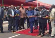 Inauguration du viaduc de Kintélé par le Président Denis Sassou N'Guesso