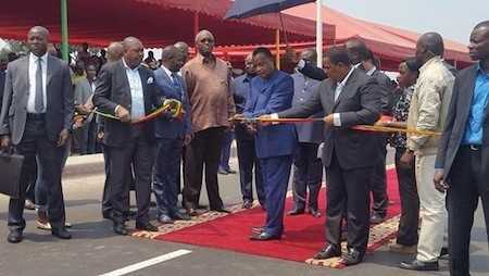 Inauguration du viaduc de Kintélé par le Président Denis Sassou N'Guesso