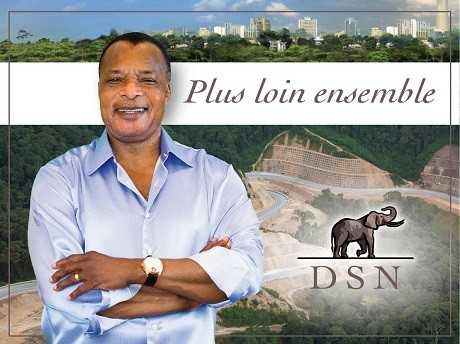 Affiche de campagne de Denis Sassou N'Guesso