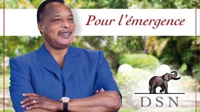 Affiche de campagne de Denis Sassou N'Guesso