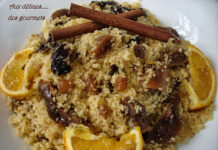 Couscous aux fruits séchés Couscous aux fruits séchés