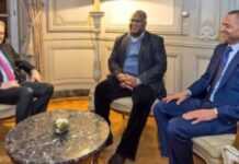 RDC : rencontre entre Moïse Katumbi, Didier Reynders et Tshisekedi-fils à Bruxelles