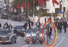 Vidéo, Maroc : course-poursuite dans le cortège de Mohammed VI