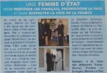 Marine Le Pen fait la promotion de la Françafrique dans son tract de campagne