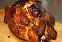 Poulet rôti au miel
