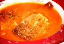 Poisson sauce au djansan