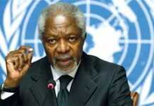 Kofi Annan inquiet pour l’avenir de la RD Congo