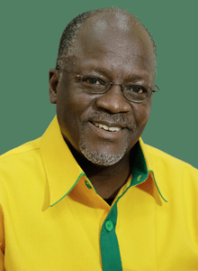 Le président John Magufuli Le président John Magufuli