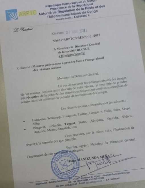 Courrier de l'ARPTC Courrier de l'ARPTC