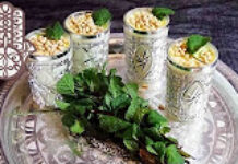 Panna cotta façon thé à la menthe