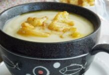 Soupe de chou fleur Soupe de chou fleur