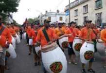 Les afro-uruguayens célèbrent le Candombe de San Baltasar