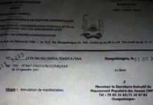 Burkina Faso: le pouvoir interdit les manifs metting.jpg