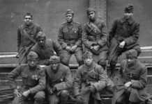 369 th Infantry Regiment à New-York, photographie, 1918. © NARA