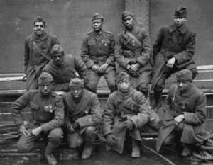 369 th Infantry Regiment à New-York, photographie, 1918. © NARA