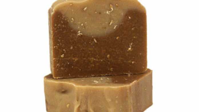 Savon exfoliant miel et avoine au karité et vanille équitable