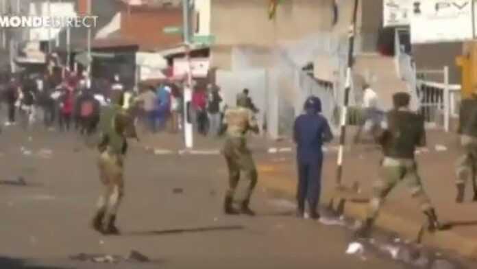 Manifestation au Zimbabwe