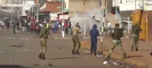 Manifestation au Zimbabwe