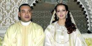 Le roi Mohammed VI et la princesse Lalla Salma