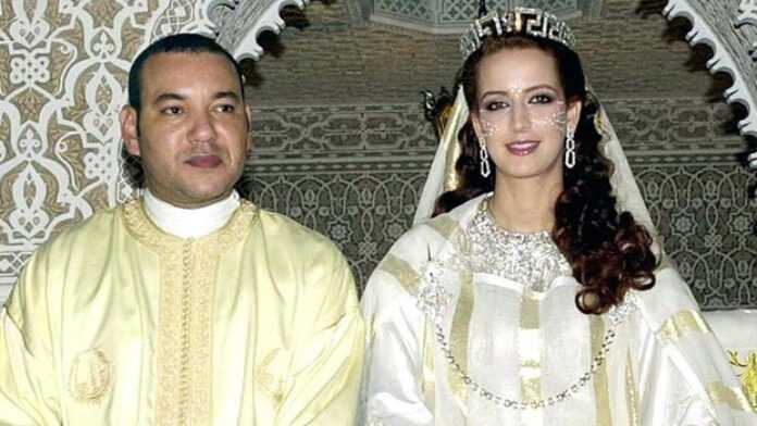 Le roi Mohammed VI et la princesse Lalla Salma