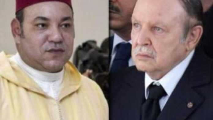 Le roi du Maroc, Mohammed VI et le Président algérien, Abdelaziz Bouteflika