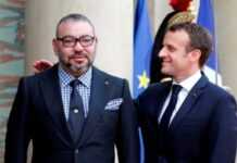 Le roi Mohammed VI et le Président Emmanbuel Macron