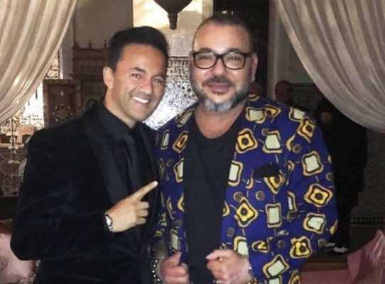 Mohammed VI selfie ok