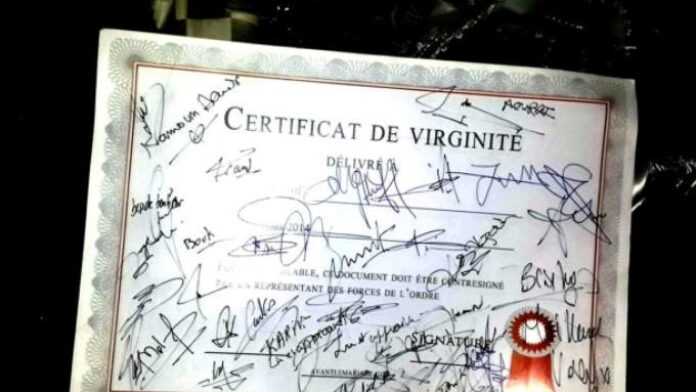 Certificat de virginité
