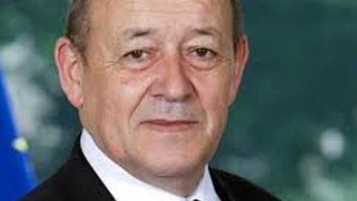 Le Drian Le ministre français des Affaires étrangères Jean-Yves Le Drian
