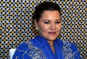 La princesse Lalla Hasnaa, sœur du roi du Maroc, Mohammed VI