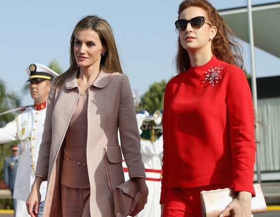 Dona Letizia et Lalla Salma