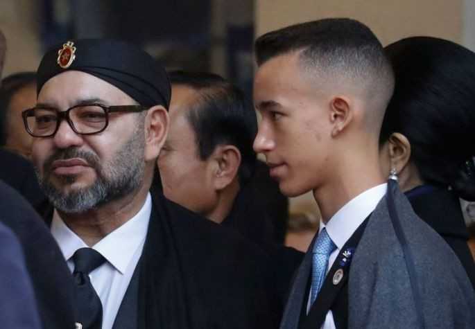 El rey Mohammed VI y el príncipe Moulay El Hassan