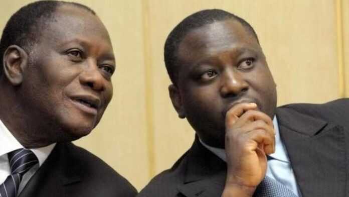 Alassane Ouattara et Guillaume Soro