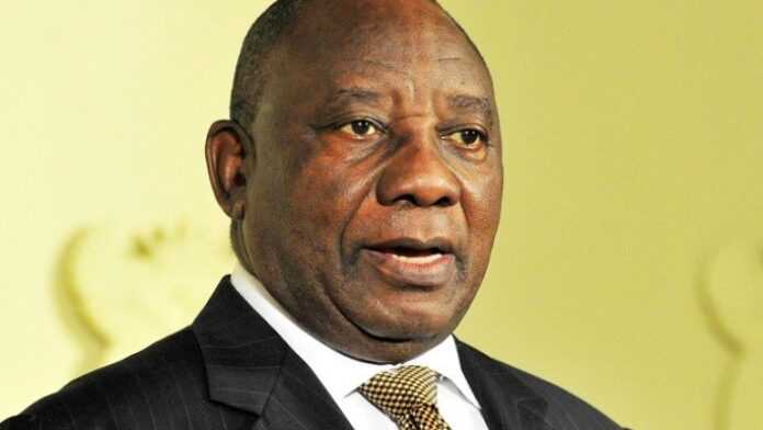 Le Président sud-africain, Cyril Ramaphosa