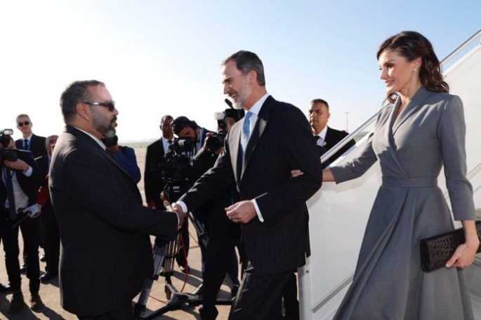 Mohammed VI, Felipe VI et Dona Letizia