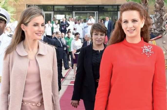 Reine Letizia et Lalla Salma