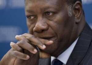 Le Président de la Côte d'Ivoire, Alassane Dramane Ouattara