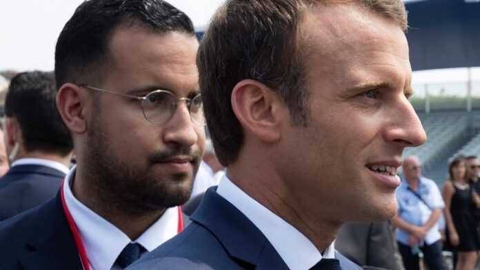 Alexandre Benalla et Emmanuel Macron