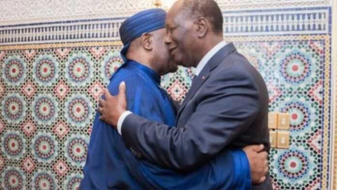 Ali Bongo et Alassane Ouattara