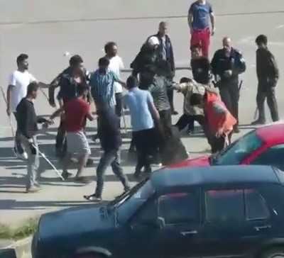 bagarre migrants