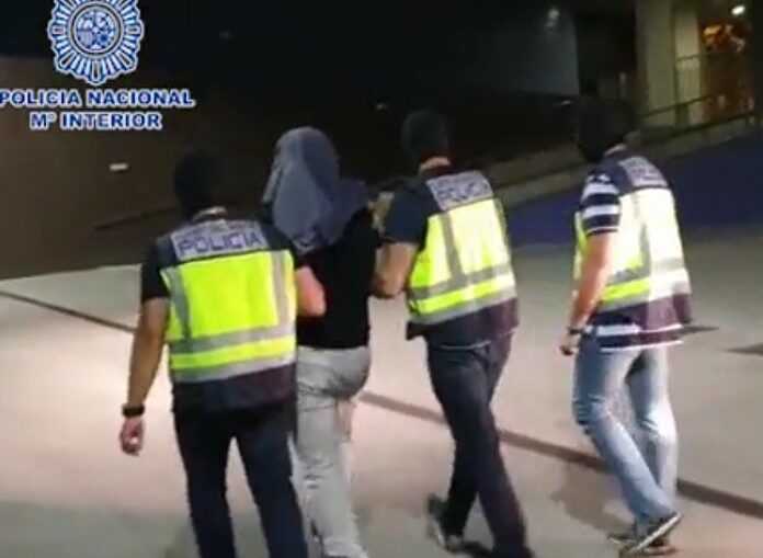 photo arrestation Espagne marocain