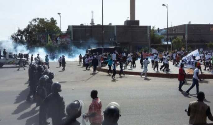 senegal manif