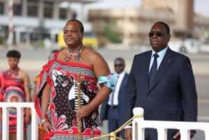 Le Président du Sénégal, Macky Sall, et le roi de l'Eswatini (ex-Swaziland, Mswati III