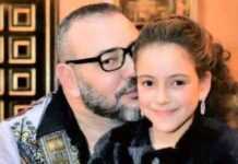 Le roi du Maroc, Mohammed VI, et sa fille Lalla Khadija