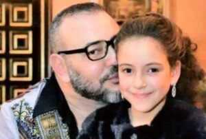 Le roi du Maroc, Mohammed VI, et sa fille Lalla Khadija